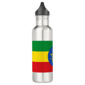 vlag van Ethiopië Waterfles (Links)