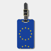 Vlag van Europa, Europese vlag Bagagelabel (Voorkant verticaal)