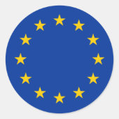VLAG VAN EUROPA STICKERS (Voorkant)