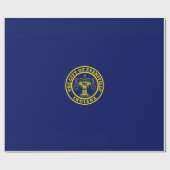 Vlag van Evansville (Indiana) Cadeaupapier (Vlak)