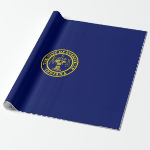 Vlag van Evansville (Indiana) Cadeaupapier