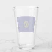 Vlag van Evansville (Indiana) Glas (Achterkant)