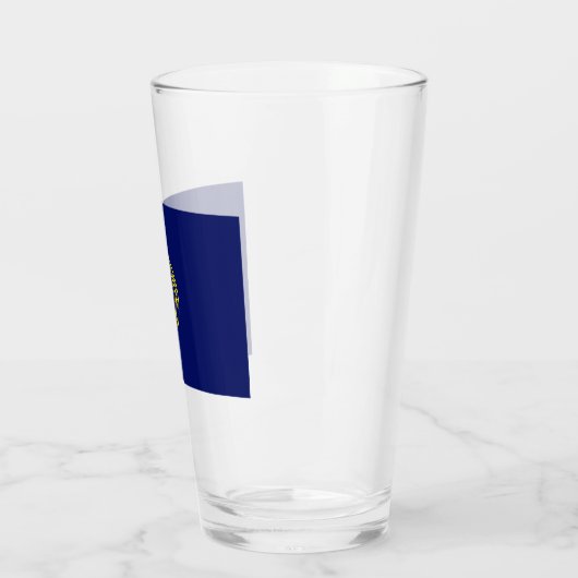 Vlag van Evansville (Indiana) Glas (Links)