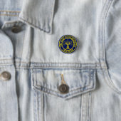 Vlag van Evansville, Indiana Ronde Button 3,2 Cm (In situ)