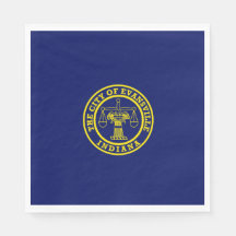 Vlag van Evansville (Indiana)