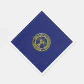 Vlag van Evansville (Indiana) Servet (Hoek)