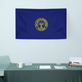 Vlag van Evansville (Indiana) Spandoek (Beurs)
