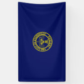 Vlag van Evansville (Indiana) Spandoek (Verticaal)