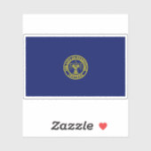 Vlag van Evansville, Indiana Sticker (Vel)
