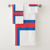 Vlag van Faeröer Bad Handdoek (Insitu)