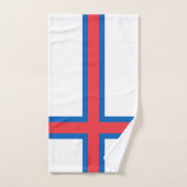 Vlag van Faeröer Bad Handdoek (Handdoek)