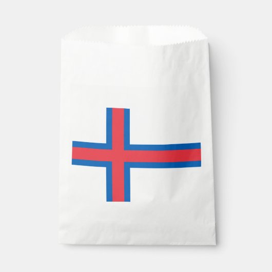 Vlag van Faeröer Bedankzakje (Voorkant)