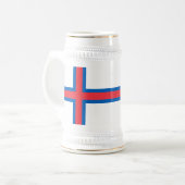 Vlag van Faeröer Bierpul (Voorkant links)