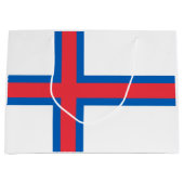 Vlag van Faeröer Groot Cadeauzakje (Voorkant)