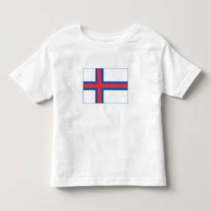 Vlag van Faeröer Kinder Shirts