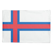 Vlag van Faeröer Kussensloop (Achterkant)