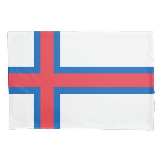 Vlag van Faeröer Kussensloop (Voorkant)