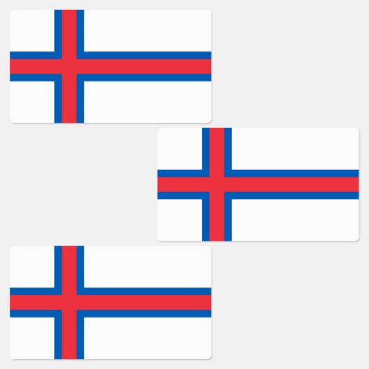 Vlag van Faeröer Labels (Groep)