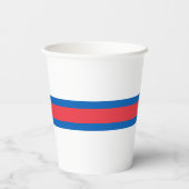 Vlag van Faeröer Papieren Bekers (Achterkant)