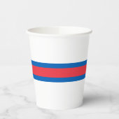 Vlag van Faeröer Papieren Bekers (Links)