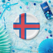 Vlag van Faeröer Papieren Bordje (Feest)