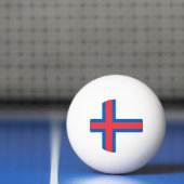 Vlag van Faeröer Pingpongbal (Net)