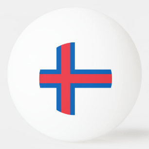 Vlag van Faeröer Pingpongbal