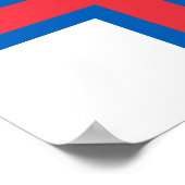 Vlag van Faeröer Poster (Hoek)