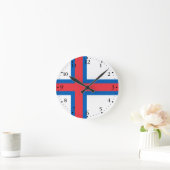Vlag van Faeröer Ronde Klok (Huis)