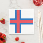 Vlag van Faeröer Servet (Insitu)