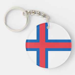 Vlag van Faeröer Sleutelhanger