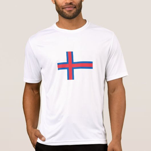 Vlag van Faeröer T-shirt (Voorkant)