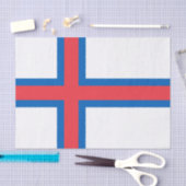 Vlag van Faeröer Tissuepapier (Craft)