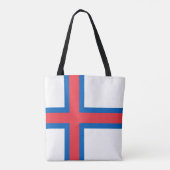 Vlag van Faeröer Tote Bag (Achterkant)