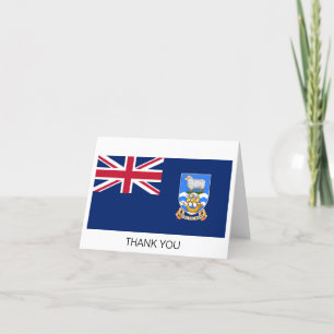 Vlag van Falklandeilanden Bedankkaart