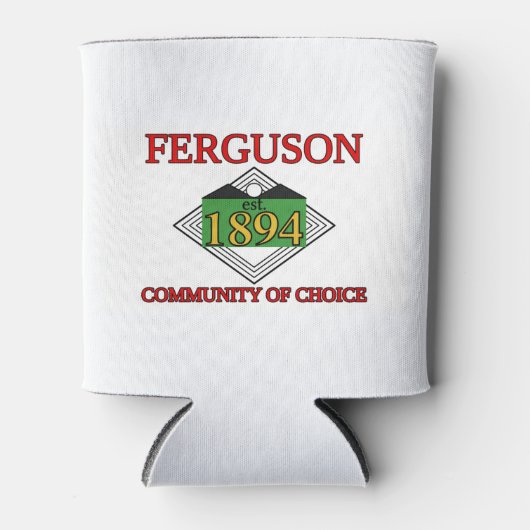 Vlag van Ferguson, Missouri Blikjeskoeler (Voorkant)