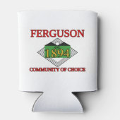 Vlag van Ferguson, Missouri Blikjeskoeler (Achterkant)