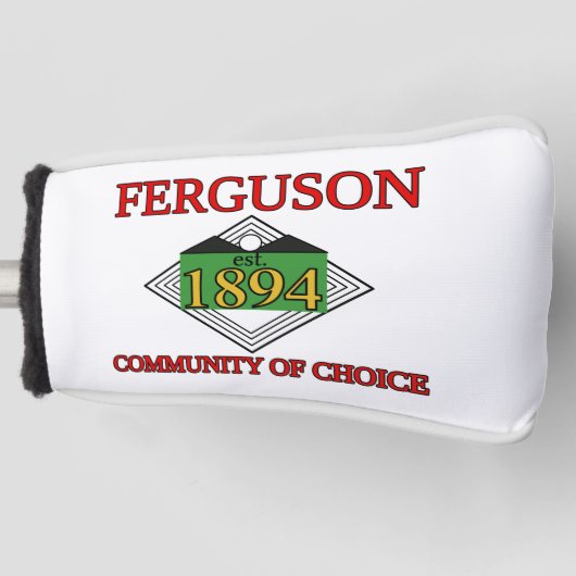 Vlag van Ferguson, Missouri Golfheadcover (Voorkant)