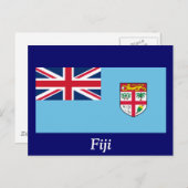 Vlag van Fiji Briefkaart (Voorkant / Achterkant)