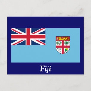 Vlag van Fiji Briefkaart