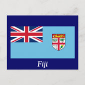 Vlag van Fiji Briefkaart (Voorkant)