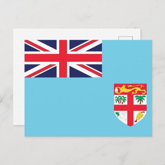 Vlag van Fiji Briefkaart (Voorkant / Achterkant)