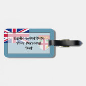 Vlag van Fiji Easy ID Personal Bagagelabel (Achterkant horizontaal)