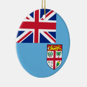 Vlag van Fiji Keramisch Ornament (Rechts)