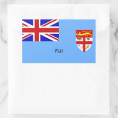 Vlag van Fiji Rechthoekige Sticker (Tas)