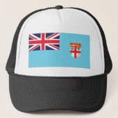 Vlag van Fiji Trucker Pet (Voorkant)