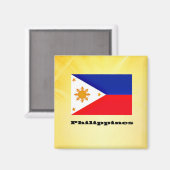 Vlag van Filipijnen, archipel, Magneet (Voorkant / Achterkant)