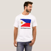 Vlag van Filipijnen, archipel, T-shirt (Voorkant volledig)