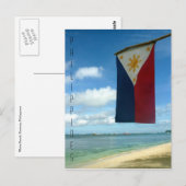 vlag van filipijnen briefkaart (Voorkant / Achterkant)