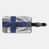 Vlag van Finland Bagagelabel (Achterkant horizontaal)